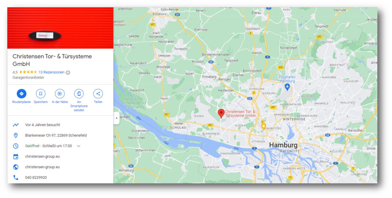 Karriere Jobs bei der Christensen Group aus Schenefeld bei Hamburg